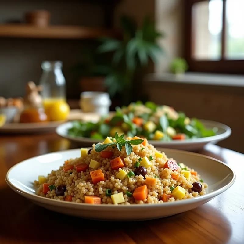 Ensalada de Quinoa en Tarro (Meal Prep)