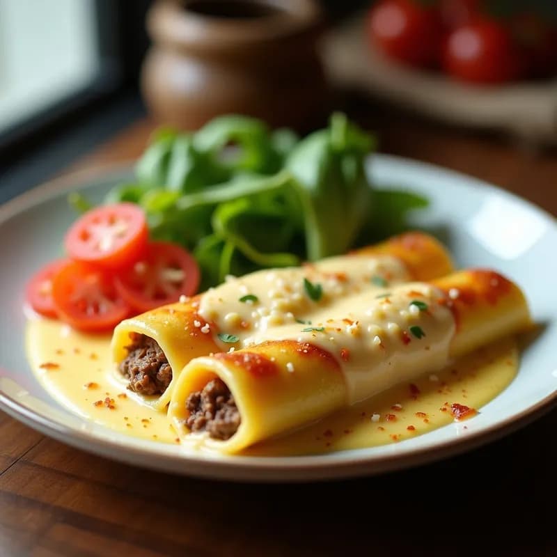 Canelones de Carne