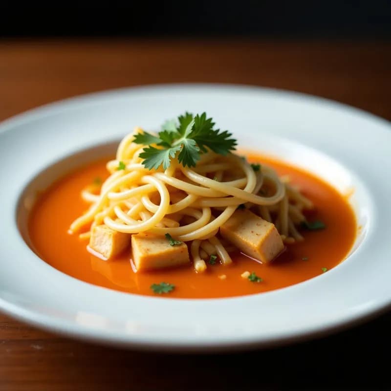 Sopa Miso Rápida con Tofu y Fideos