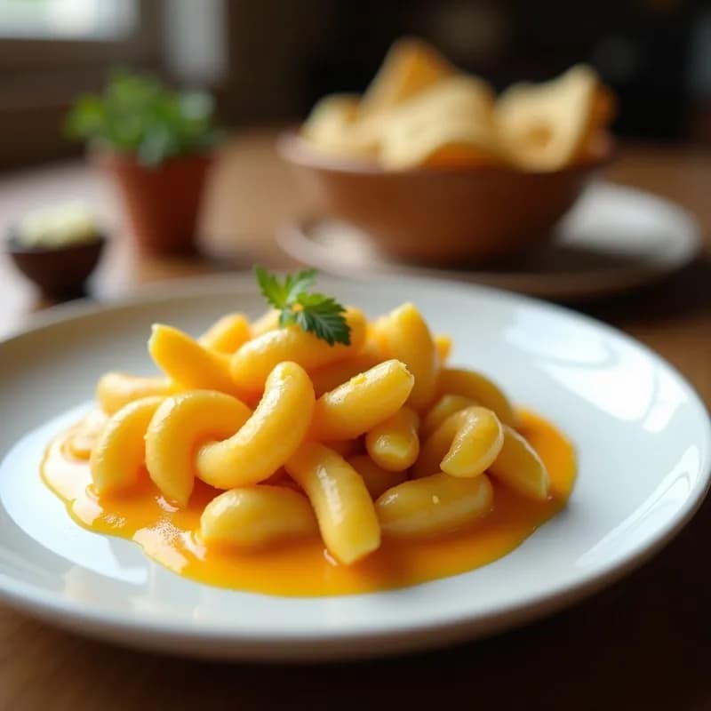 Macarrones con Salsa de 'Queso' Escondida