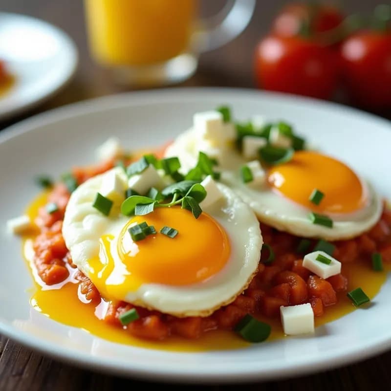 Huevos Revueltos Cremosos con Espinacas y Feta