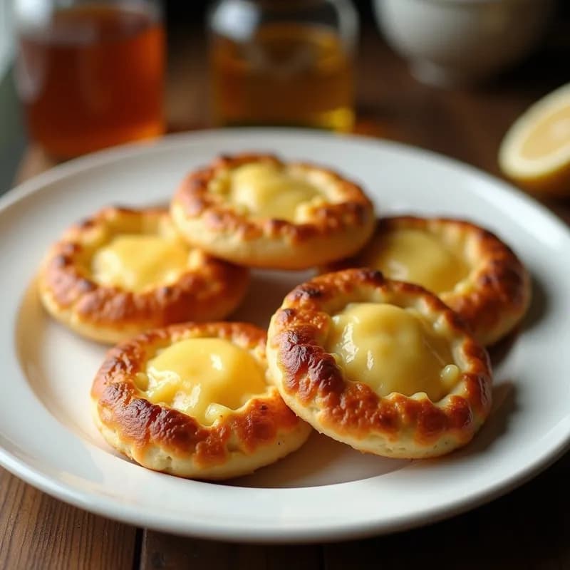 Tortitas de Avena y Queso Batido