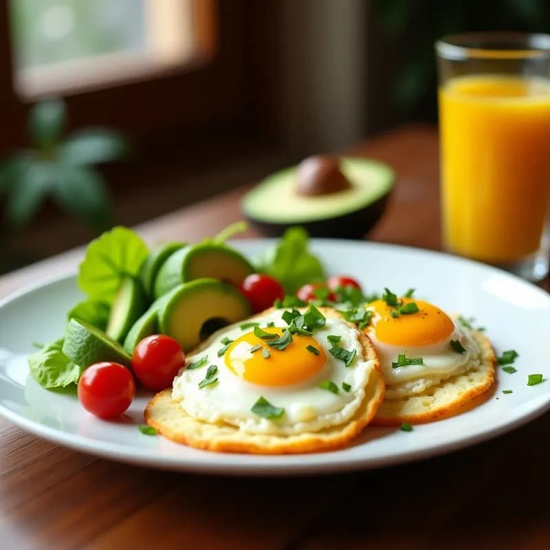 Huevos Revueltos Esponjosos con Aguacate