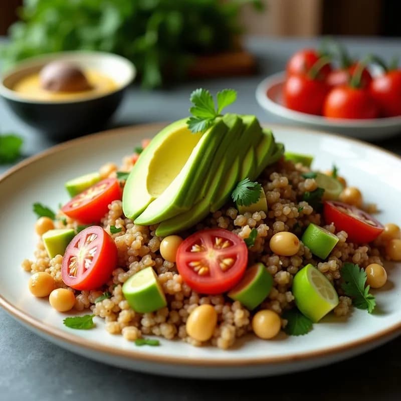 Ensalada de Quinoa y Aguacate