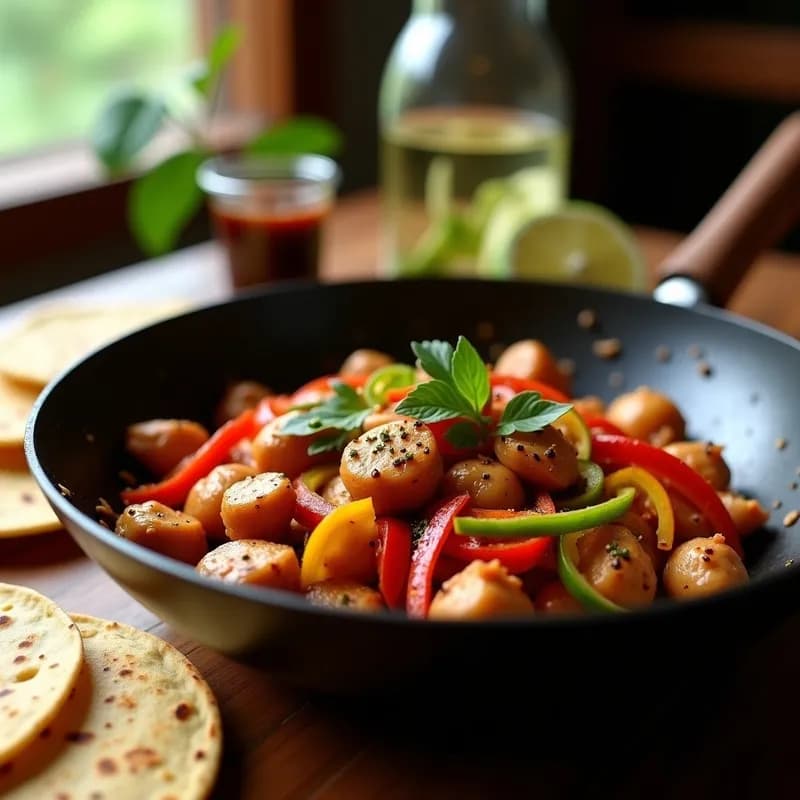 Fajitas de Pollo Caseras