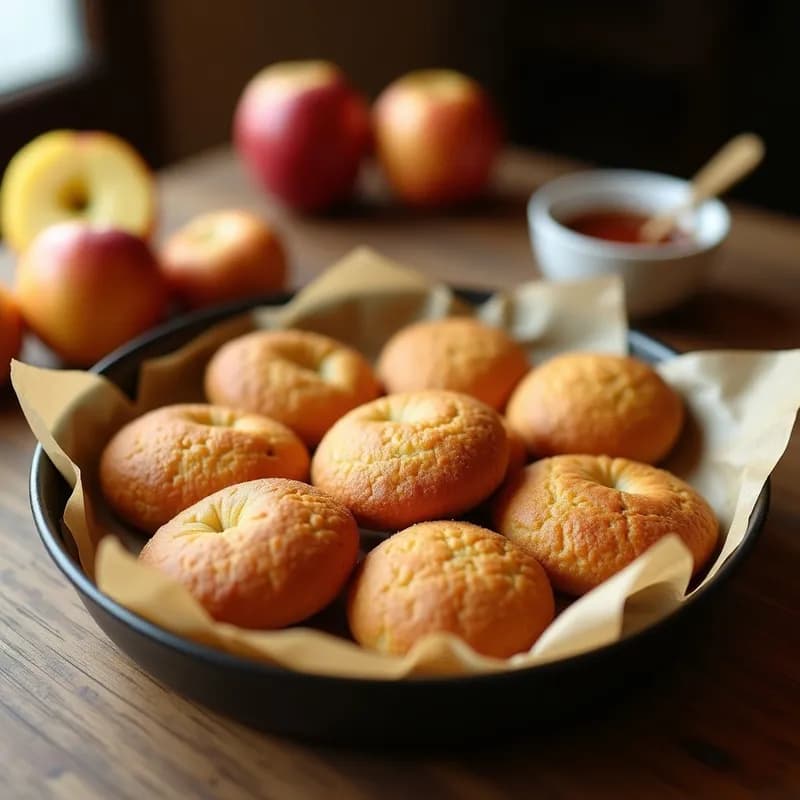 Galletas de Avena y Manzana (3 Ingredientes)