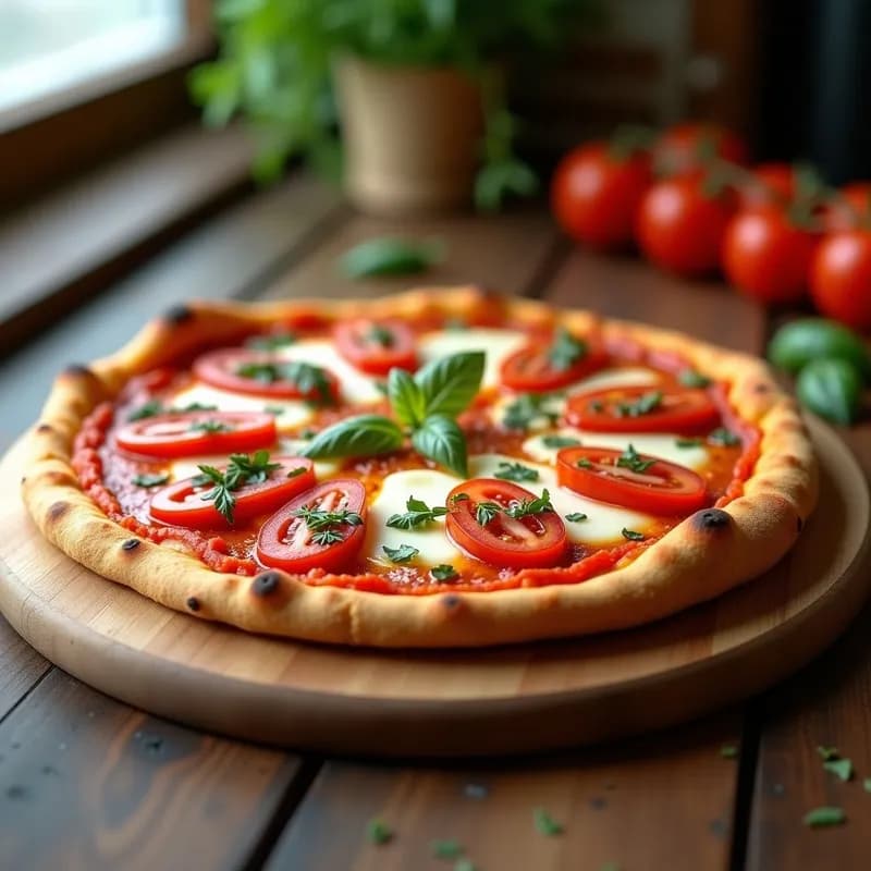 Pizza con Base de Quinoa (Sin Gluten)