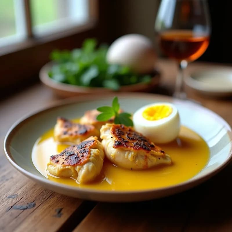 Pollo en Pepitoria