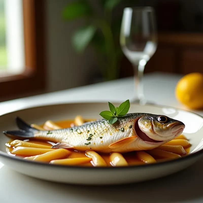 Dorada al Horno con Limón y Romero
