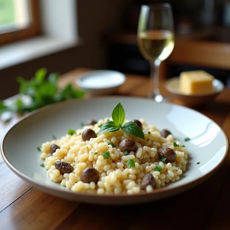 Risotto de Setas y Parmesano