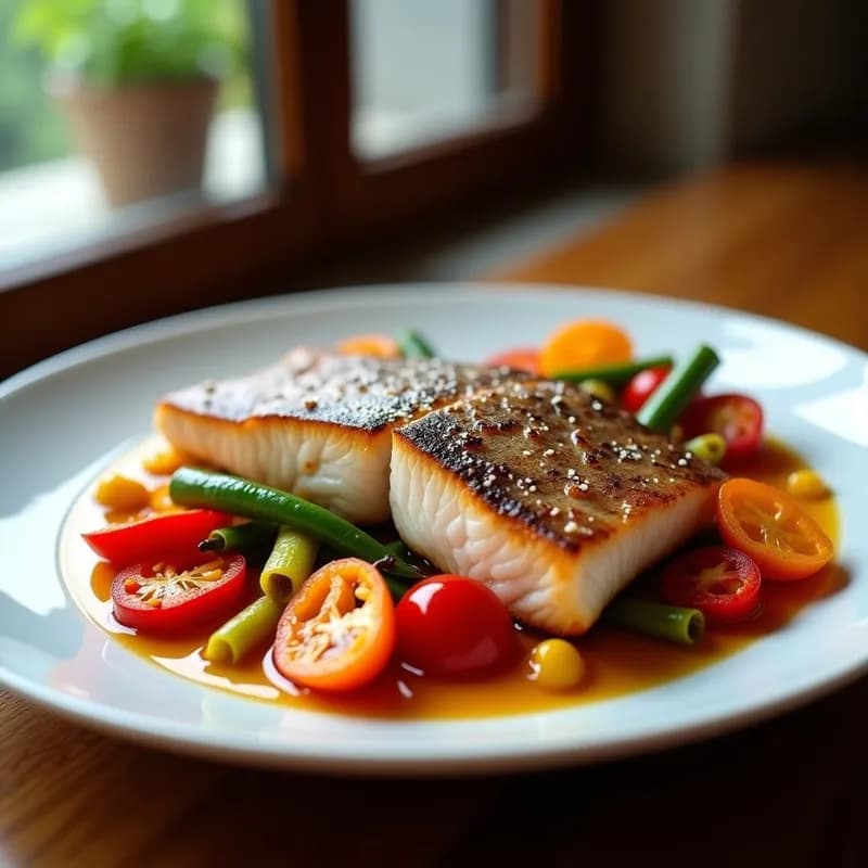 Salmón a la Plancha con Verduras