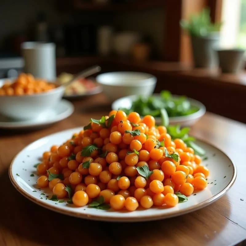 Garbanzos Crujientes al Horno (Snack Especiado)