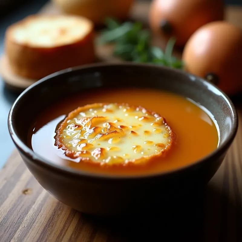 Sopa de Cebolla Francesa