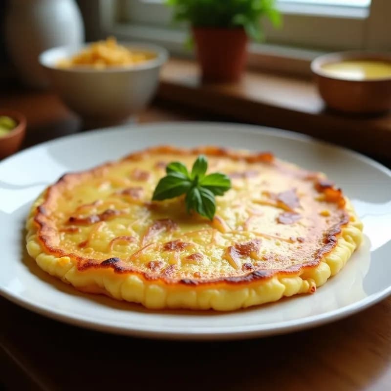 Tortilla de Patatas en Microondas (Ligera)
