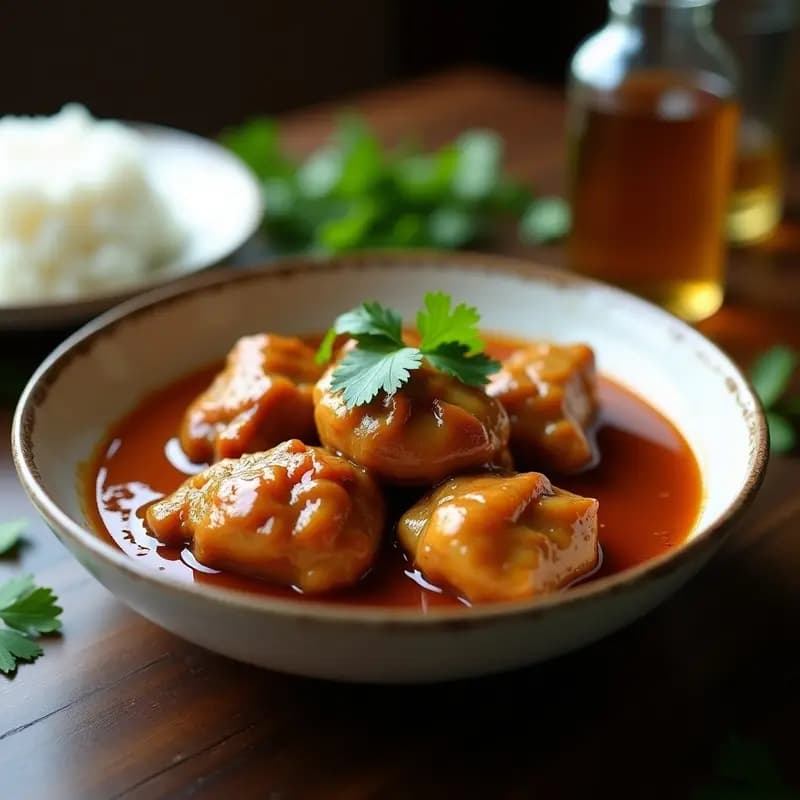 Adobo Filipino de Pollo con Vinagre de Caña y Hierbas: Receta Ácida y Aromática