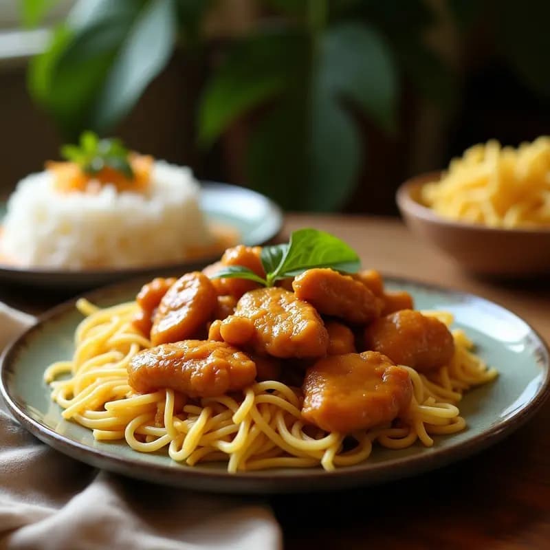 Adobo filipino de pollo con coco y cúrcuma: Receta exótica en olla lenta