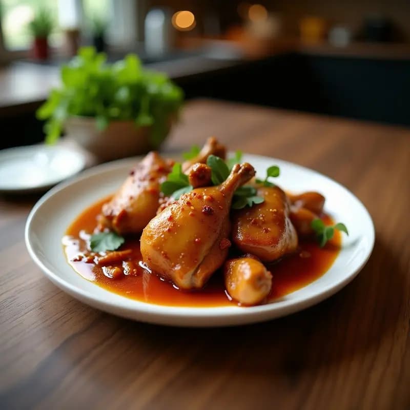 Adobong Manok Filipino con Vinagre de Caña y Ajo: Receta Ácida y Sabrosa en 25 Minutos