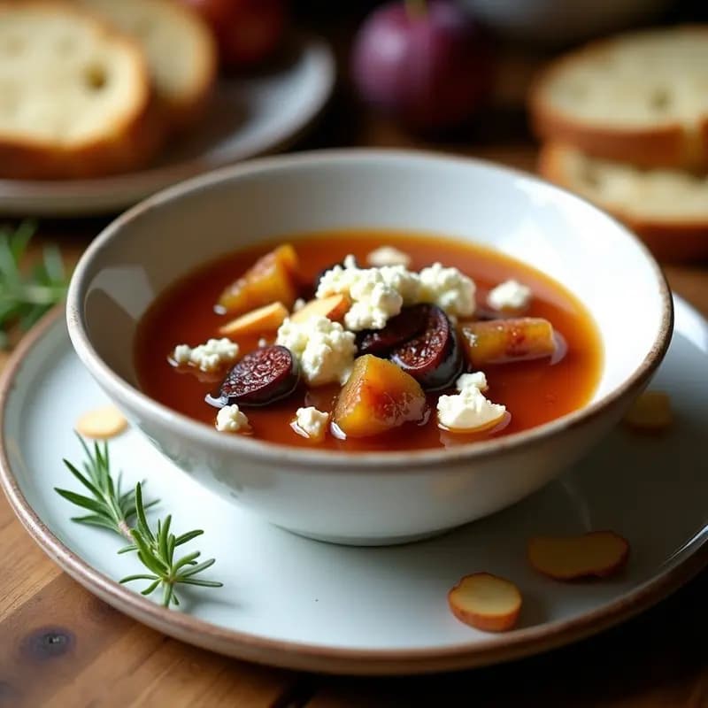 Agrodolce de Higos y Queso de Cabra: Salsa Italiana para Aperitivos Gourmet