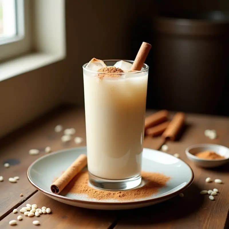 Bebida de Agua de Horchata con Canela y Maca Andina: Infusión Energética Peruana