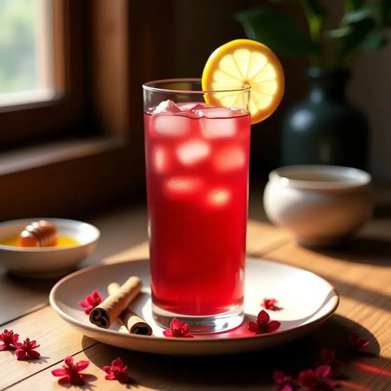 Agua de Jamaica con Limón y Miel: Bebida Mexicana Tradicional y Antioxidante