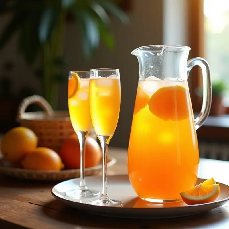 Agua de Valencia con Zumo Natural: Bebida Festiva para Brunch