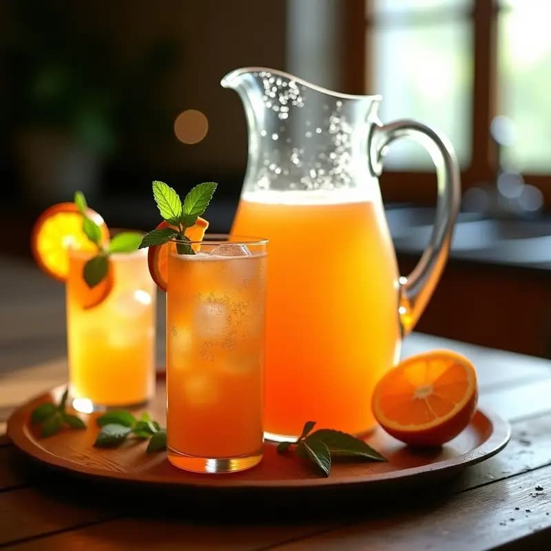 Agua de Valencia con Zumos Naturales: Cóctel Español para Brindar en Fiesta