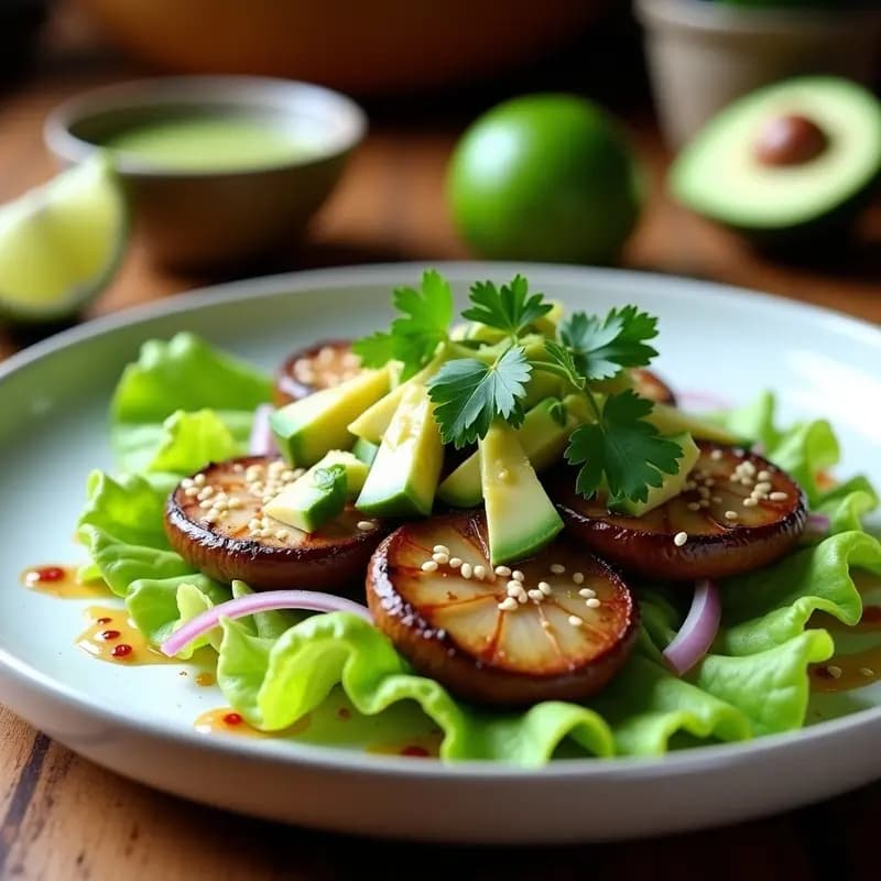 Aguachile de Champiñones Portobello y Lima: Receta Mexicana Vegana Sin Pescado