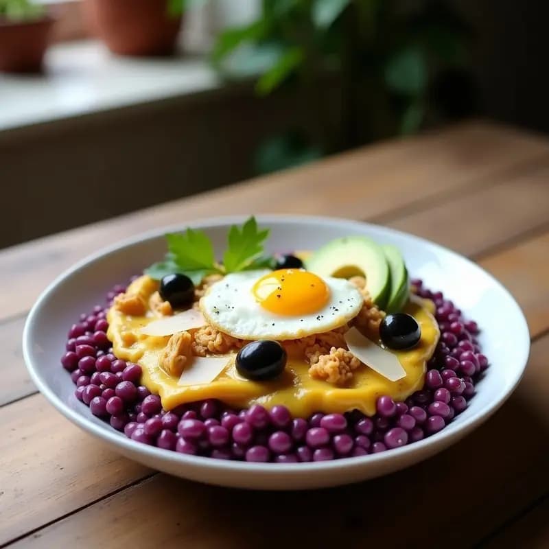 Aji de Gallina con Palta y Maíz Morado: Receta Peruana Keto con Sustituto de Papa