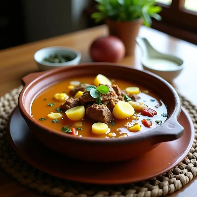 Ajiaco Colombiano con Pollos de Monte y Mazorca: Receta Tradicional en Olla Lenta