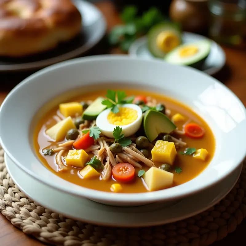 Ajiaco Santafereño con Pollo y Mazorca: Sopa Colombiana Contundente en Thermomix