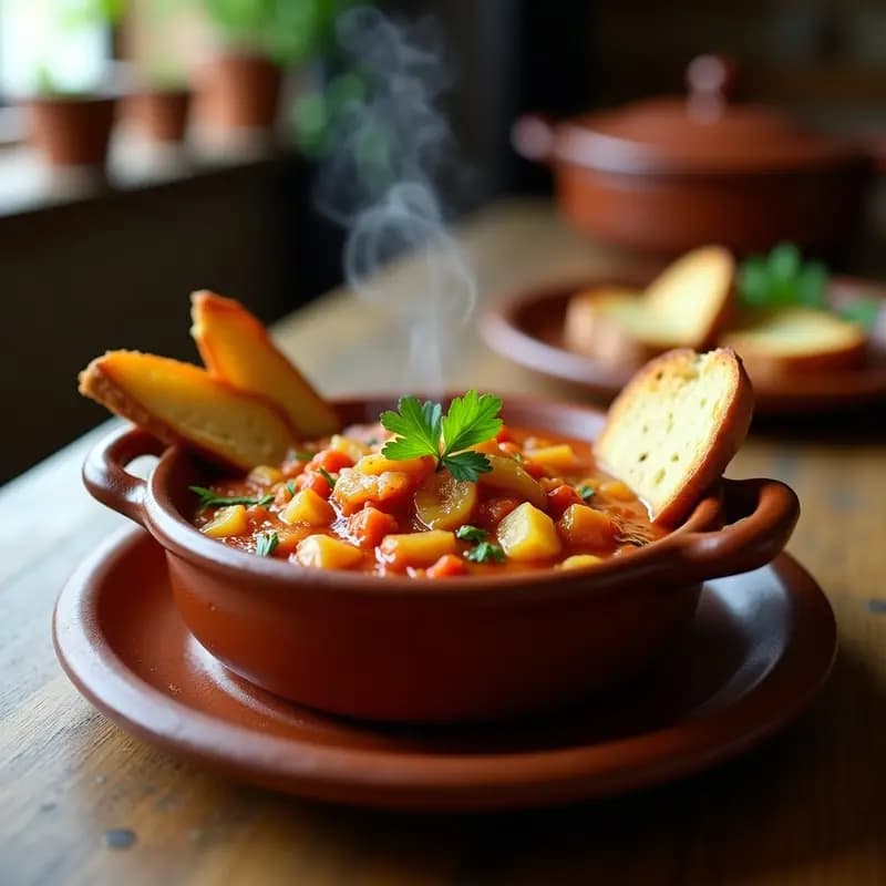 Ajo Arriero: Salsa Riojana de Bacalao, Patata y Pimiento Choricero