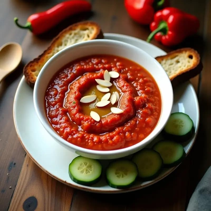 Ajvar de Pimiento Rojo Asado: Receta Balcánica de Spread Vegano y Sin Cocción