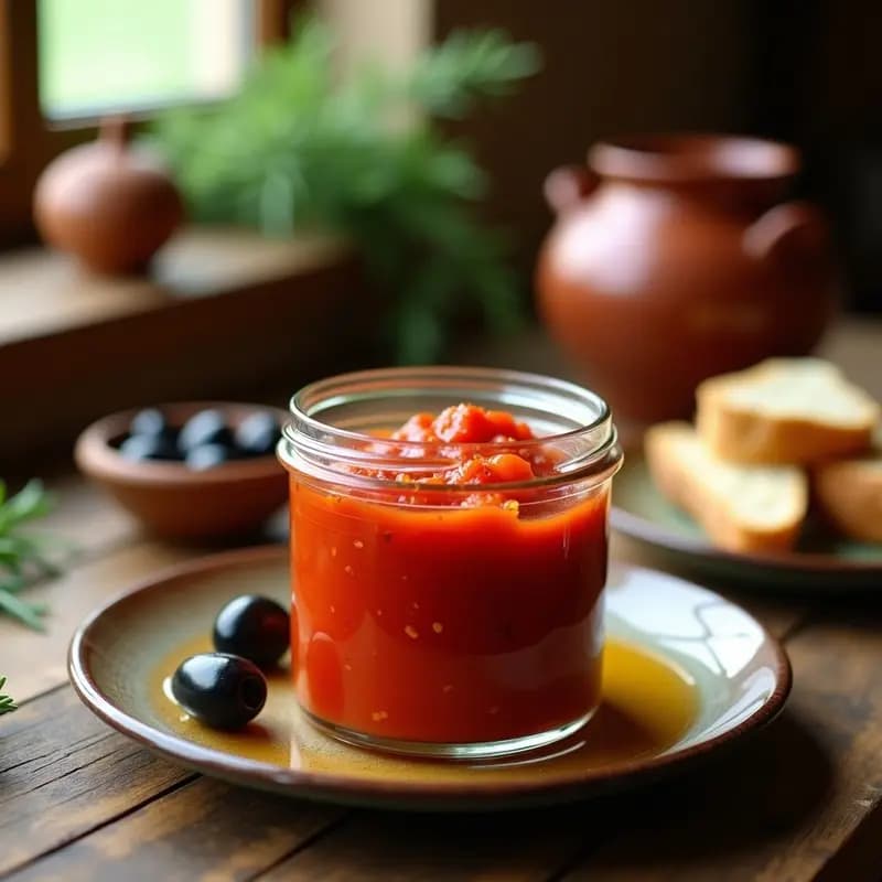 Ajvar de Pimientos Rojos Asados: Salsa Balcánica para Tupper y Aperitivos