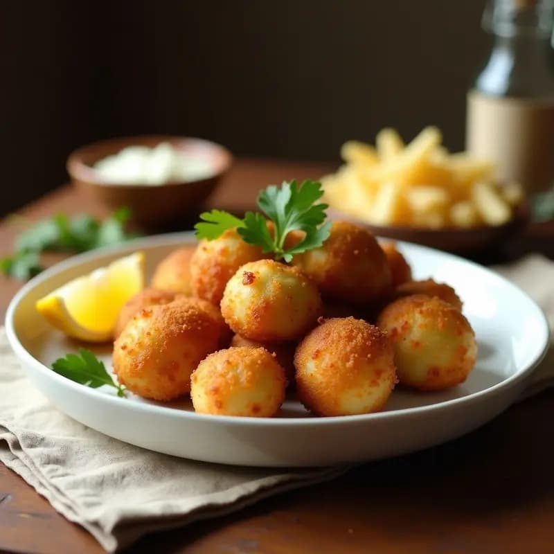 Albóndigas de Bacalao y Patata: Receta Vasca Sin Lactosa y Crujiente