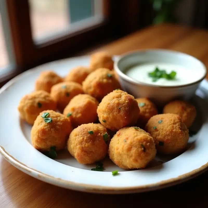 Algóndigas de Berenjena y Almendra: Croquetas Andaluzas Sin Carne en Airfryer