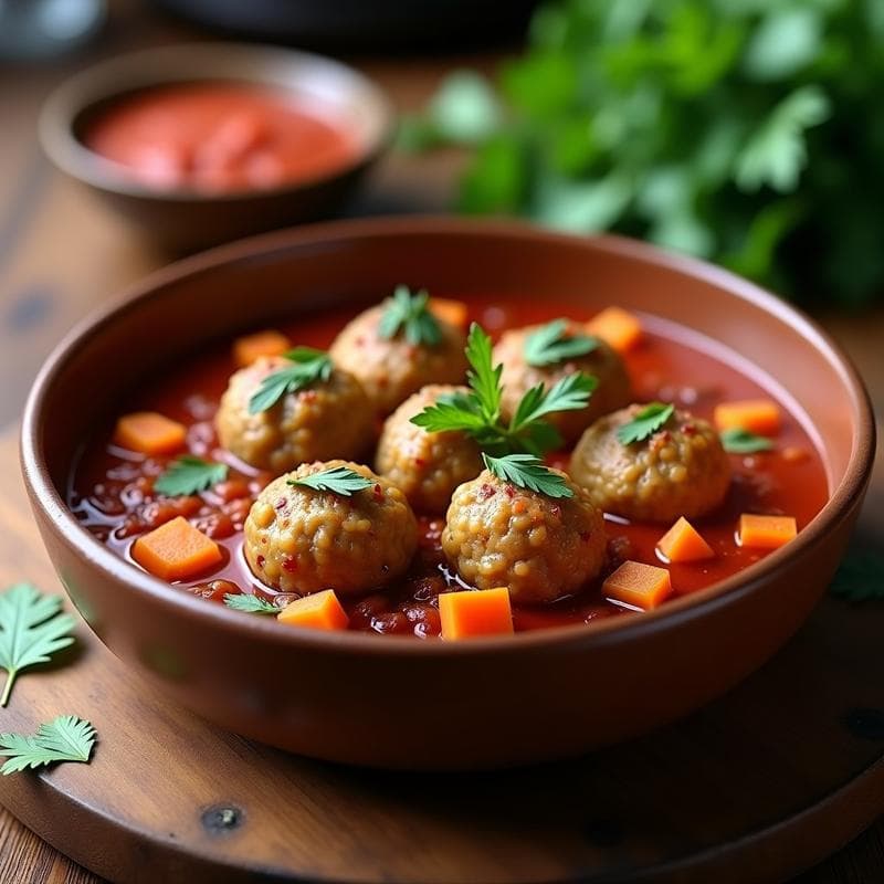 Albóndigas de Berenjena y Arroz Salvaje: Receta Vegana en Olla Exprés