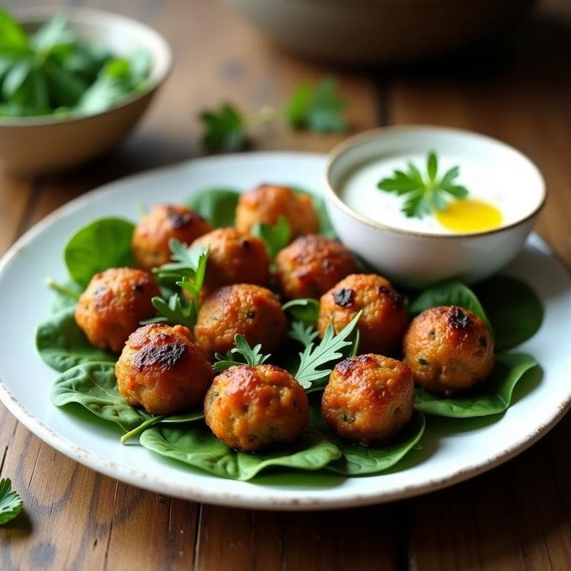 Albóndigas de Berenjena Asada y Lentejas Corail: Receta en Airfryer Sin Aceite