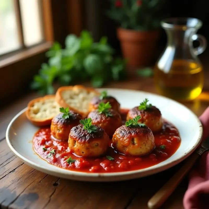 Albóndigas de Berenjena y Carne: Receta Andaluza con Toque Moderno
