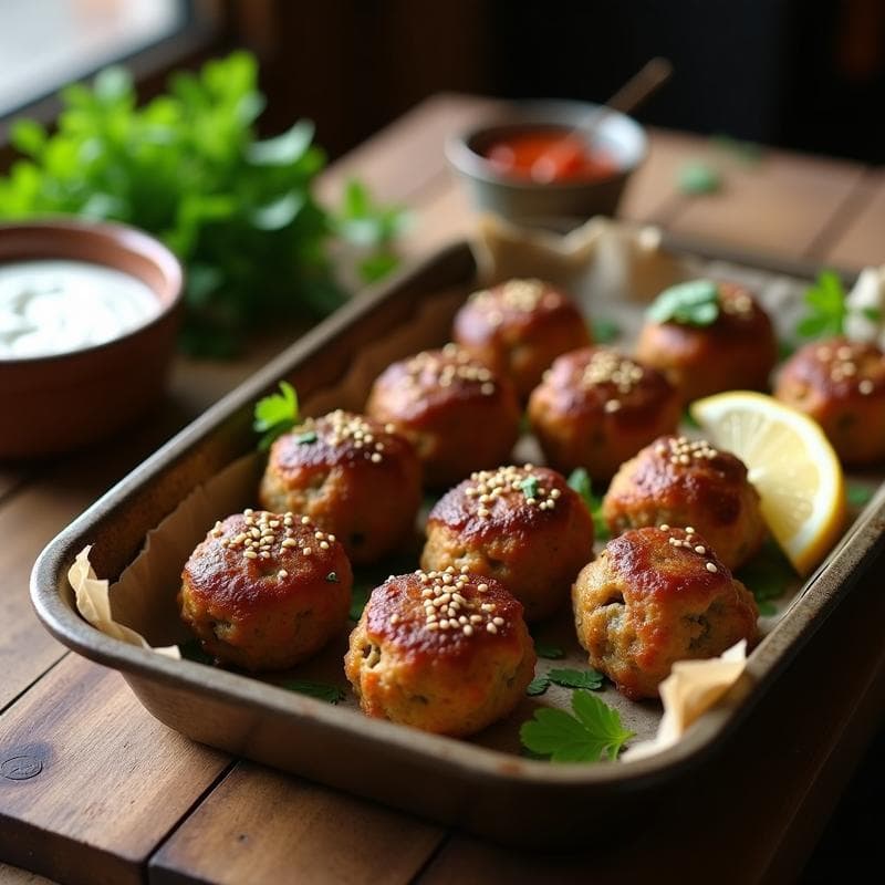 Albóndigas de Berenjena y Semillas de Chía al Horno: Receta Vegana y Crujiente sin Harina