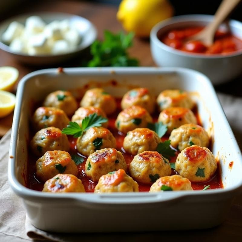 Albóndigas de Berenjena y Queso Halloumi al Horno: Receta Vegetariana en 30 Minutos