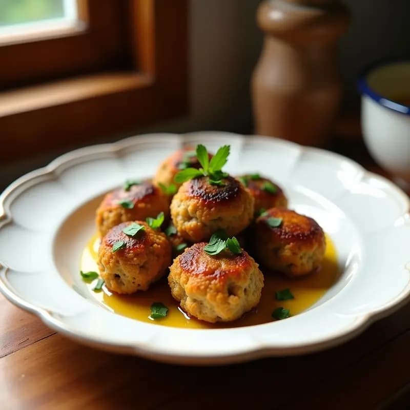 Albóndigas de Berenjena y Pan Rallado: Receta Vegana Andaluz en Sartén
