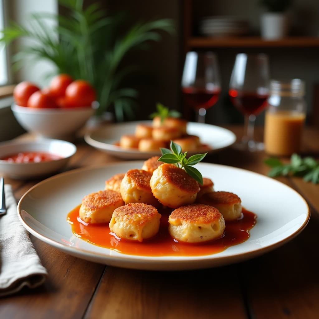 Albóndigas de Berenjena y Pimentón Ahumado: Receta en Thermomix Sin Huevos