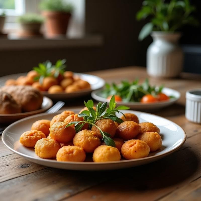 Albóndigas de Berenjena y Pisto: Receta Vegana en Olla Express con Sabor Tradicional