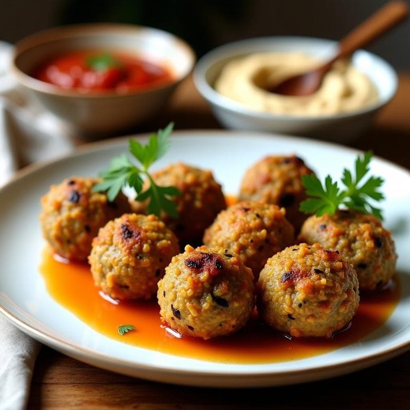 Albóndigas de Berenjena y Quinoa: Receta en Olla Express Sin Carne y Sin Gluten