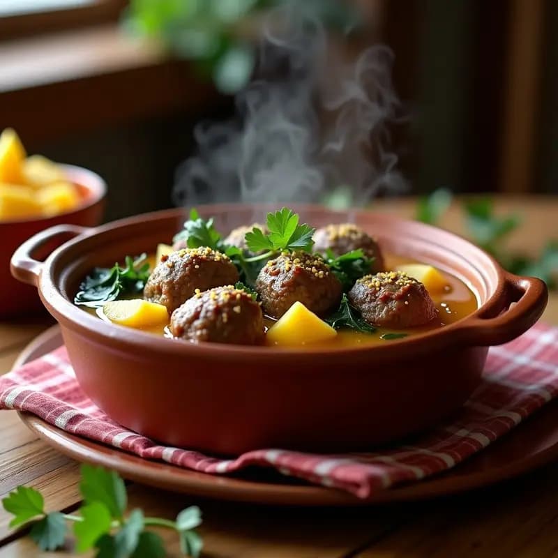 Albóndigas de Berza con Patata: Receta Andaluz de Invierno y Alta en Fibra