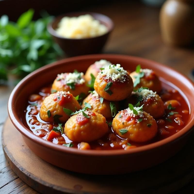 Albóndigas de Berza y Queso Manchego: Receta Española de Invierno en Olla Lenta