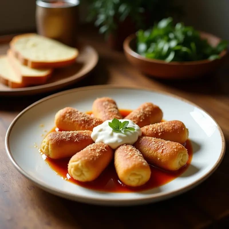 Albóndigas de Carne Gigantes con Queso Mozzarella en el Centro: Sorpresa en Cada Mordisco