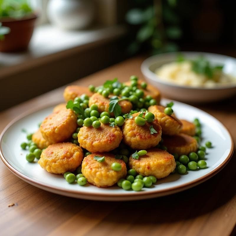 Albóndigas de Garbanzos y Aceitunas Verdes: Receta Vegana Española en Olla Lenta