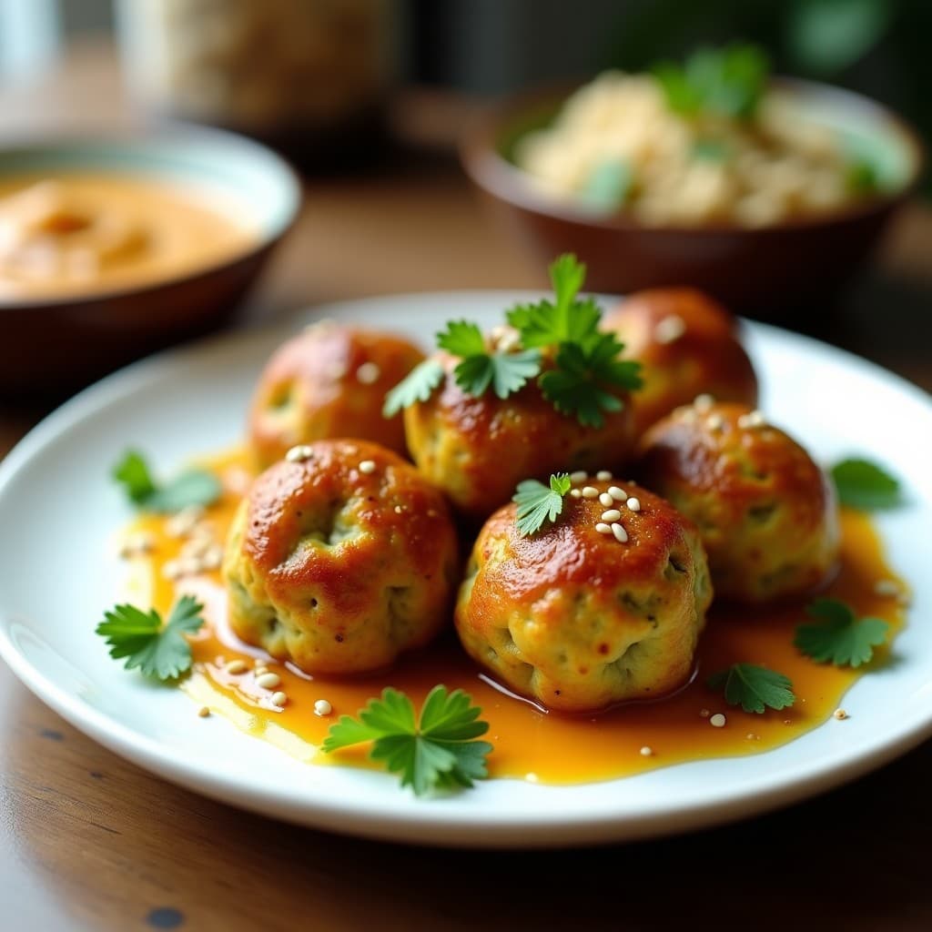 Albóndigas de Garbanzos y Calabacín al Microondas: Receta Vegana y Alta en Fibra