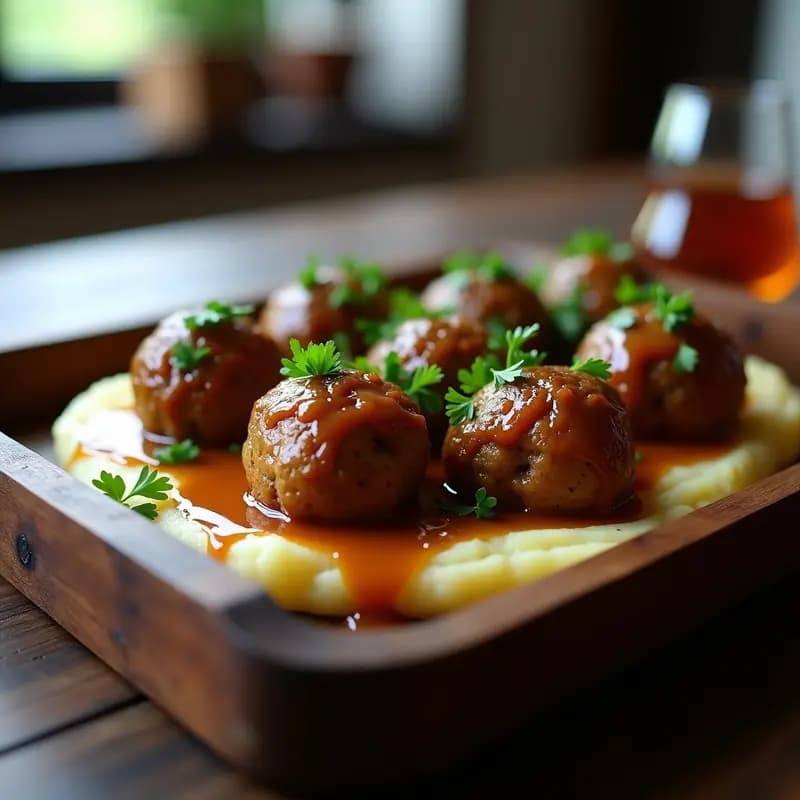 Bollen van Gehakt de Hongos Portobello: Albóndigas Holandesas Veganas